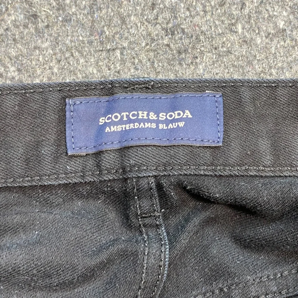Scotch & Soda Jeans 30x32 Mens Black Ralston Regular Slim‎ Fit Denim